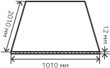 Лист нержавеющий  12х1010х2010 мм.  20Х13 горячекатаный,  матовый