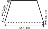 Лист нержавеющий  0,8х1000х2000 мм.  AISI 321 (08Х18Н10Т) холоднокатаный,  матовый